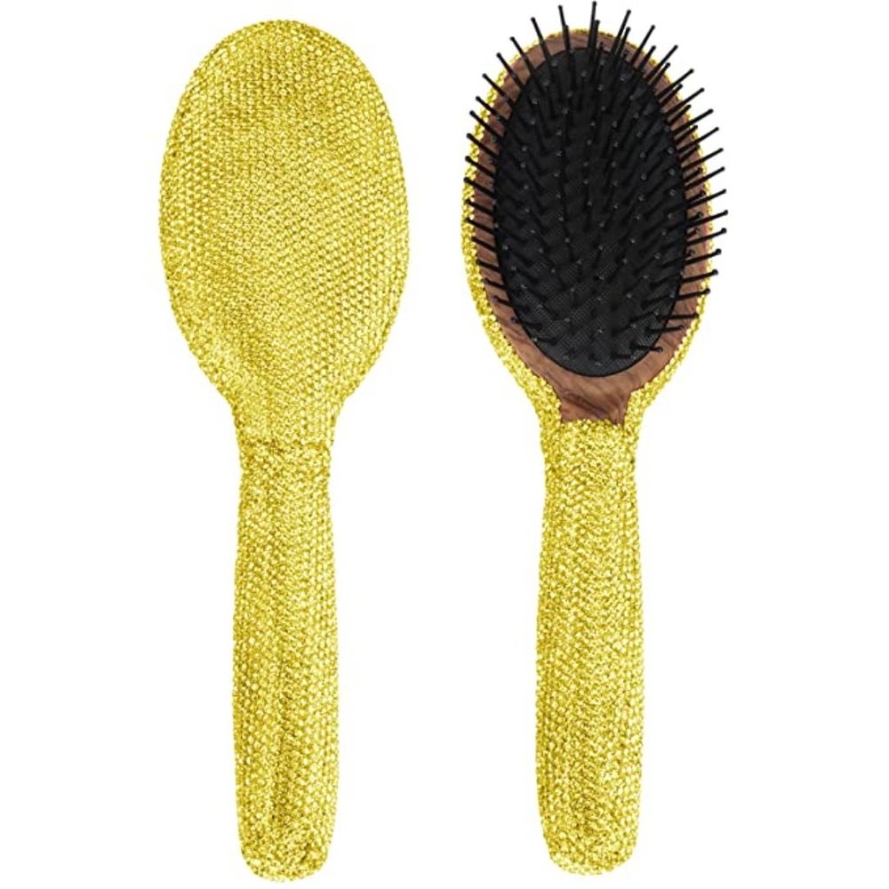 NWT Sparkling Bling Swarovski Rhinestone Crystal Hair Brush + FREE Gift! - Picture 8 of 15